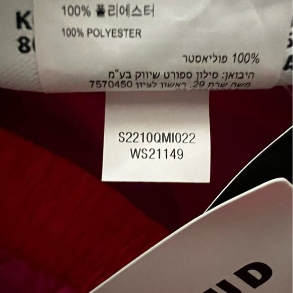 STAUD X NEW BALANCE Fuchsia Pink  Shorts - Picture 13 of 14